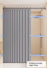 MagnaFold Opvouwbaar Douchegordijn met Magneten