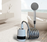 NomadiShower Mini Draagbare Campingdouche – Elektrische Handdouche met Oplaadbare Batterij & Waterdichte Pomp