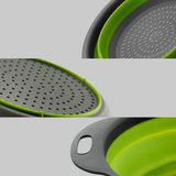 FlexiDrain – Opvouwbare Siliconen Groente- en Fruitwasmand