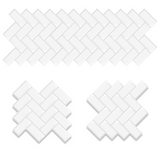 StickaTile 3D Tegellook Wandstickers – Zelfklevende Warmtebestendige Tegelstickers (10 stuks)