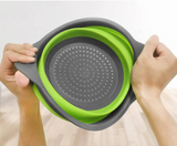 FlexiDrain – Opvouwbare Siliconen Groente- en Fruitwasmand