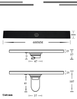 LuxoDrain Tegelinleg Douchegoot