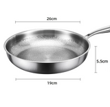 TitanPro – Pure Titanium Koekenpan met Hamerpatroon