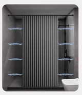 MagnaFold Opvouwbaar Douchegordijn met Magneten