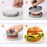 GrillMaster Burgerpers – Aluminium Hamburger Vorm voor Perfecte BBQ Burgers