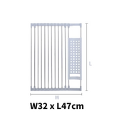 FoldRack Opvouwbaar Afdruiprek van Roestvrij Staal