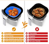 AirBake – Siliconen Airfryer Pot & Bakvorm – Herbruikbare Vierkante Oven- en BBQ-tray