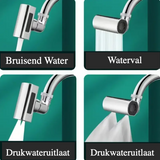 AquaTwist 4-in-1 Draaibare Waterval Keukenkraan