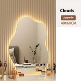 NordiGlow Onregelmatige LED-Spiegel – Scandinavisch Design