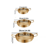 GastroPan – Roestvrijstalen Saus- & Paellapan met Handgreep