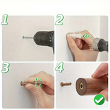 WalnutElegance Traditionele Handgemaakte Wandhaken