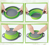 FlexiDrain – Opvouwbare Siliconen Groente- en Fruitwasmand