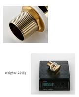 LuxDrain Pop-Up Afvoerplug – Stijlvolle Wastafel Stopper in Zwart, Goud en Rosé