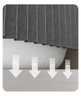 MagnaFold Opvouwbaar Douchegordijn met Magneten