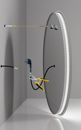 LUVODI Round Smart LED Badkamerspiegel