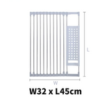 FoldRack Opvouwbaar Afdruiprek van Roestvrij Staal