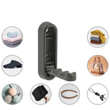 FoldMate 4-delige Set – Opklapbare Wandhaak van Zinklegering