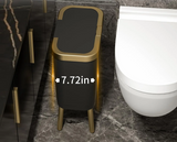 GoldenSlim Moderne Prullenbak met Deksel