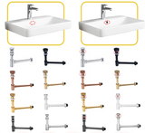 AquaStop Luxe Koperkleurige Geurvrije Sifon & Pop-Up Afvoer