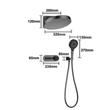AquaRegal Thermostatische Regendouche Set