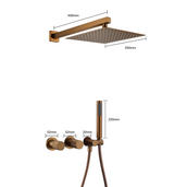 RainLux Inbouw Douchepaneel