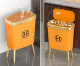 GoldenSlim Moderne Prullenbak met Deksel