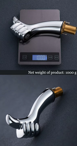 AquaFalls Solo – Waterval Wastafelkraan in Massief Messing