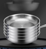 TitanPro – Pure Titanium Koekenpan met Hamerpatroon