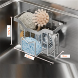 SteelEase – Roestvrijstalen Keuken Organizer voor Spoelbak & Accessoires