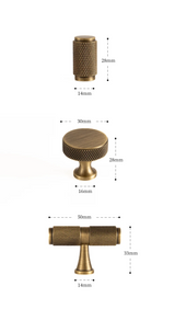 Nurlin Massief Antiek Messing Kastgreep