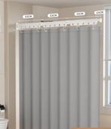 EasyTimes 2025 Opvouwbare Douchegordijn Set