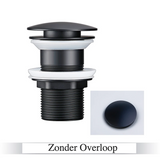 LuxDrain Pop-Up Afvoerplug – Stijlvolle Wastafel Stopper in Zwart, Goud en Rosé