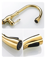 AquaFlex – Zilveren Uitschuifbare Keukenkraan met 360° Draaibare Uitloop