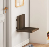 Ultra-Slanke Inklapbare Wandkruk – Ruimtebesparende Massief Bamboe Ingangsbank