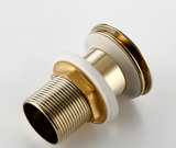 LuxDrain Pop-Up Afvoerplug – Stijlvolle Wastafel Stopper in Zwart, Goud en Rosé