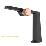 AurumFlow Luxe Roze Gouden Wastafelkraan