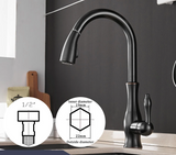 AquaFlex – Zilveren Uitschuifbare Keukenkraan met 360° Draaibare Uitloop