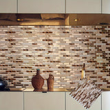 Golden Mosaic Luxe – Zelfklevende Wandtegels