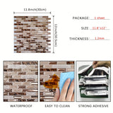 Golden Mosaic Luxe – Zelfklevende Wandtegels