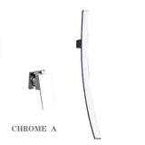 Wandgemonteerde Wastafelkraan – Donkere Afwerking | 2-Gats | Warm & Koud Water | Metaal