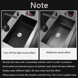 RVS Keukenwastafel met Kraan – Onderbouw | Enkele Kom | Rechthoekig | 2 Gaten | Geborstelde Afwerking