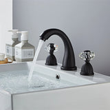 Gouden Wastafelkraan – 8 Inch Spreiding | Dubbele Handgreep | Klassiek Design | Deckmontage