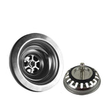 Talea RVS Gootsteenafvoer met Zeef – 114mm/110mm Pop-up Afvoerset