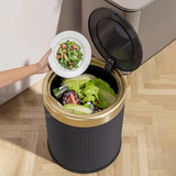 Moderne Drukvuilnisbak – Rechthoekig | Met Deksel & Verwijderbare Binnenemmer | Voor Keuken, Badkamer & Kantoor