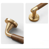 Walnoir Retro Houten Deurslot