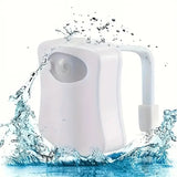 LumiSense Toilet Nachtlampje – Draadloze Bewegingssensor met 8/16 Kleuren RGB Verlichting