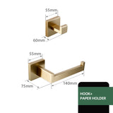 Badkamerhardware Set | RVS – Geborstelde Afwerking