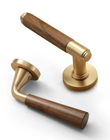 Walnoir Retro Houten Deurslot