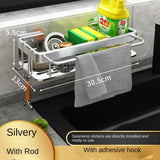 Zelfklevende Badkamerplank – Aluminium Shampoo Rek | Zonder Boren