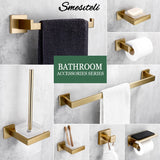 Badkamerhardware Set | RVS – Geborstelde Afwerking